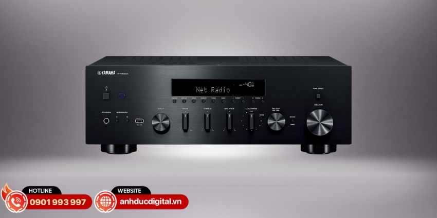 R-N600A cung cấp công suất đầu ra 80W mỗi kênh ở 8 Ohms