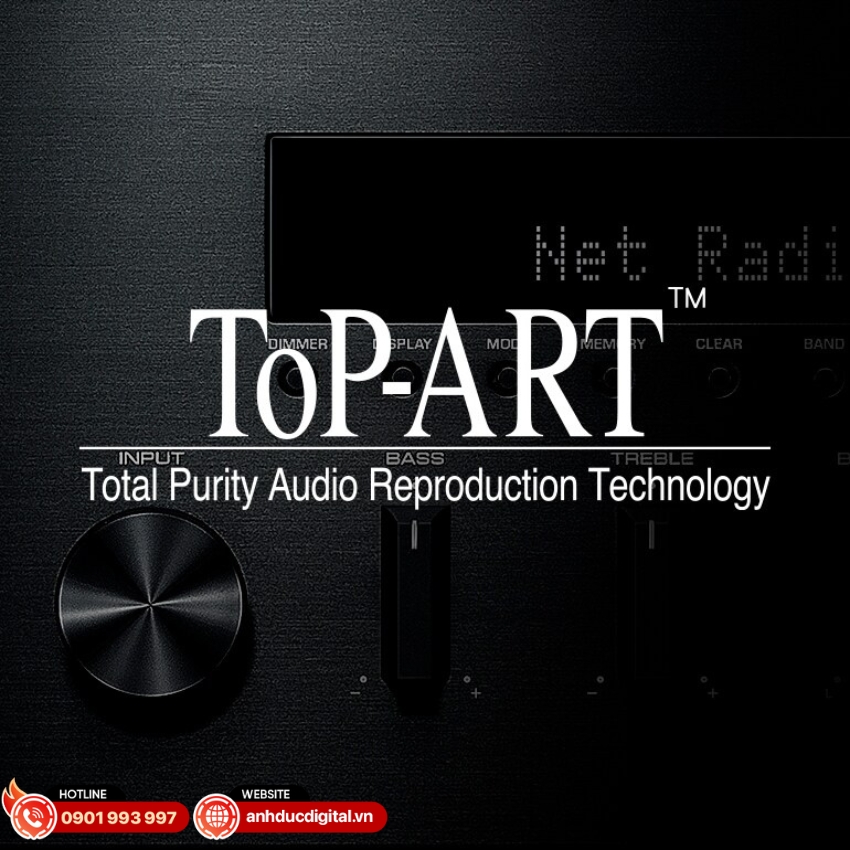 Amply Yamaha R-N600A áp dụng công nghệ ToP-ART