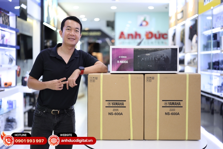Mua Amply Yamaha R-N600A chính hãng tại Anh Đức Digital