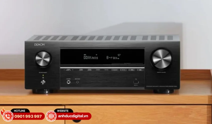 Denon AVR-X1800H được trang bị cấu h&igrave;nh ampli 7.2 k&ecirc;nh