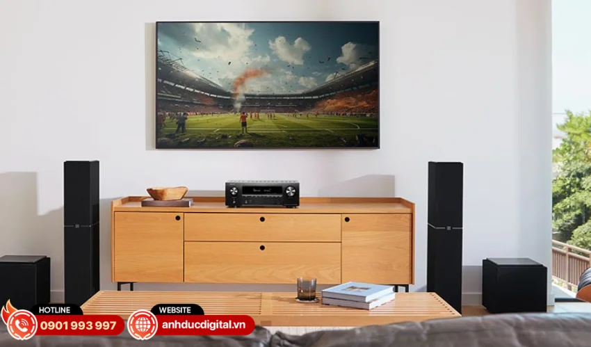 Denon AVR-X1800H hỗ trợ c&aacute;c định dạng &acirc;m thanh hiện đại