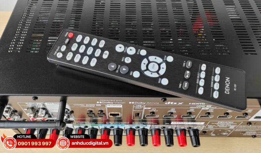 Denon AVR-X1800H điều khiển v&agrave; thiết lập th&ocirc;ng minh