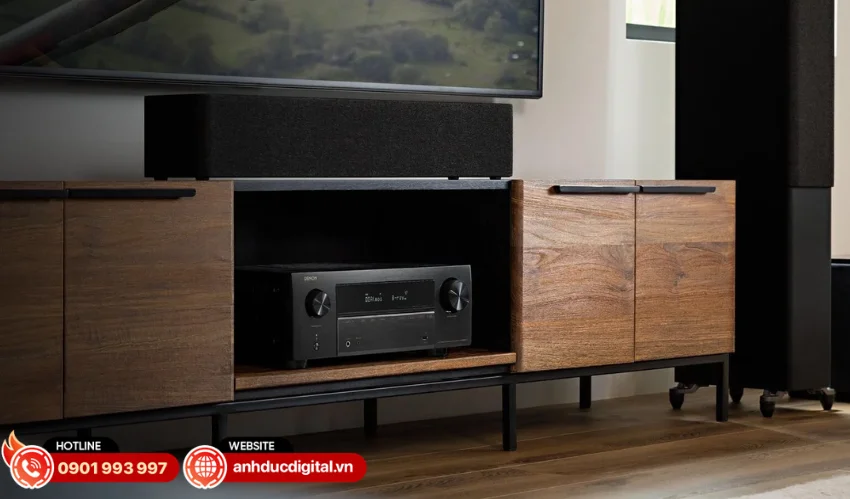 Denon AVR-X2800H sở hữu cấu h&igrave;nh 7.2 k&ecirc;nh độc lập