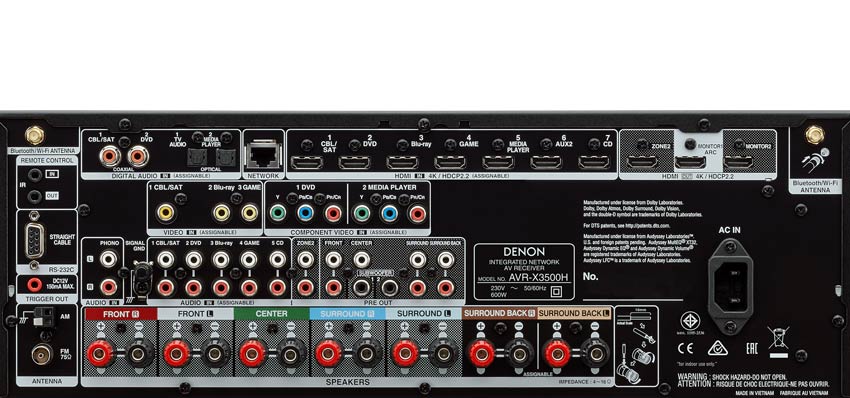 Denon AVR-X3500H 12