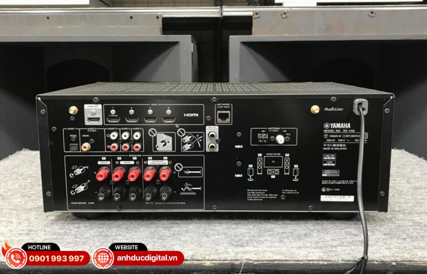 Yamaha RX-V4A mang đến khả năng kết nối đa dạng và linh hoạt