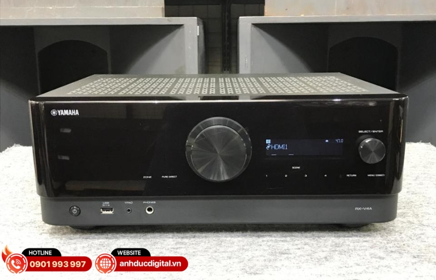 Yamaha RX-V4A có công suất đầu ra mạnh mẽ với 145W