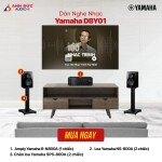 Dàn nghe nhạc Yamaha DBY01 + Chân loa Yamaha SPS-800A (Chính hãng)
