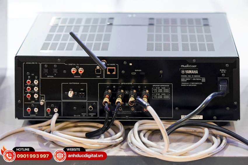 Amply Yamaha R-N800A kết nối thông minh, hỗ trợ Wi-Fi, Bluetooth và AirPlay 2