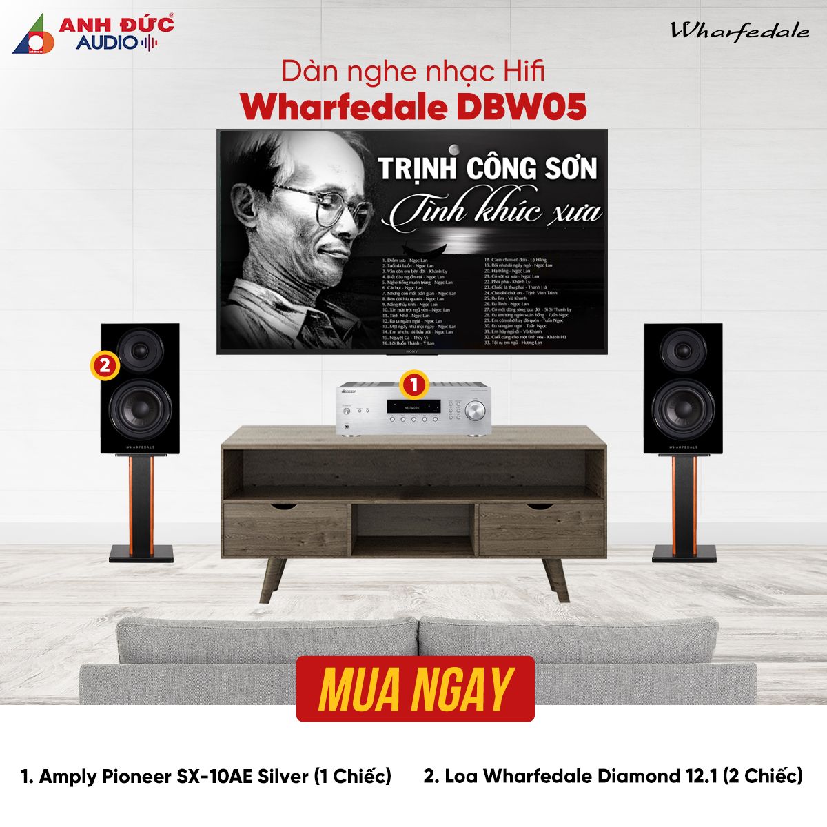 Dàn Nghe Nhạc Wharfedale DBW05 (Chính Hãng)