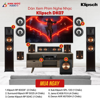 Dàn Xem Phim Nghe Nhạc Klipsch DK07 (Chính Hãng)