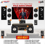 Dàn Xem Phim Nghe Nhạc Polk Audio DPA08 (Chính Hãng)