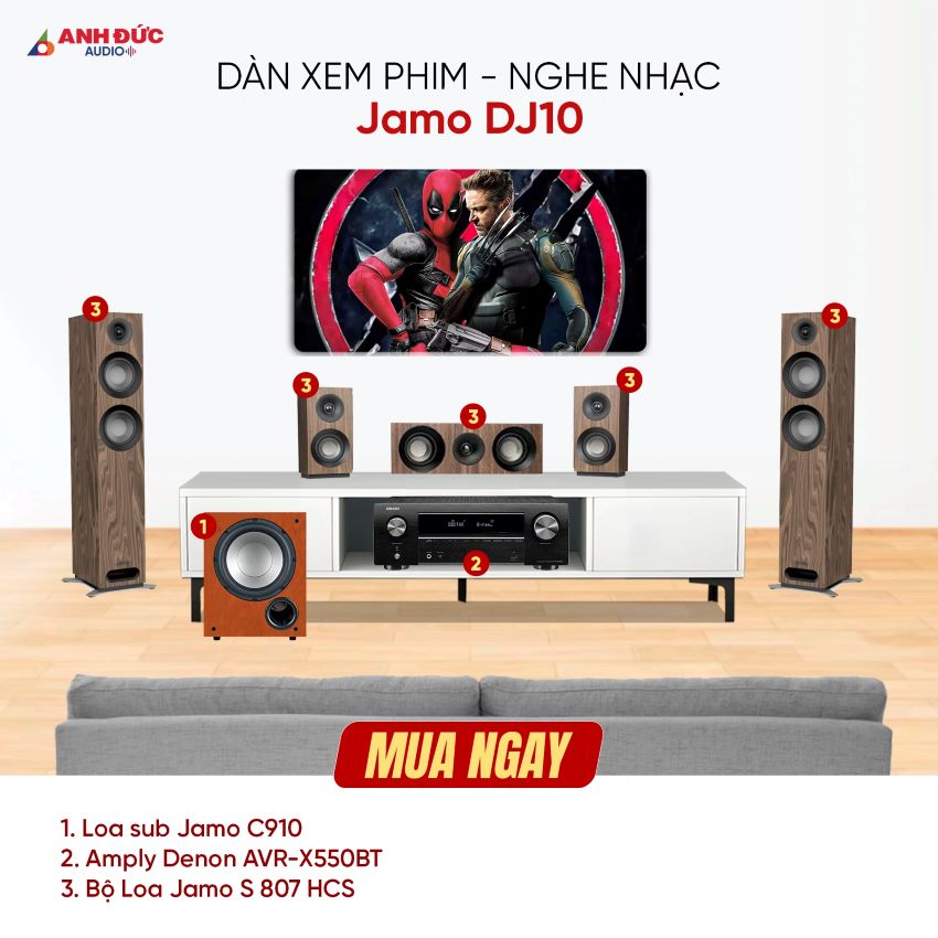 Dàn xem phim nghe nhạc DJ10