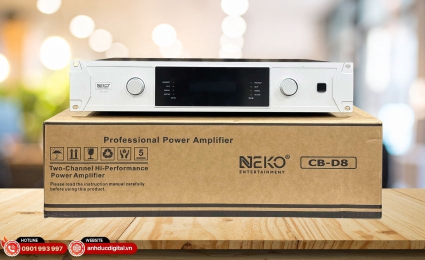 Công suất NEKO CB-D8 700W x2 kênh đánh loa karaoke