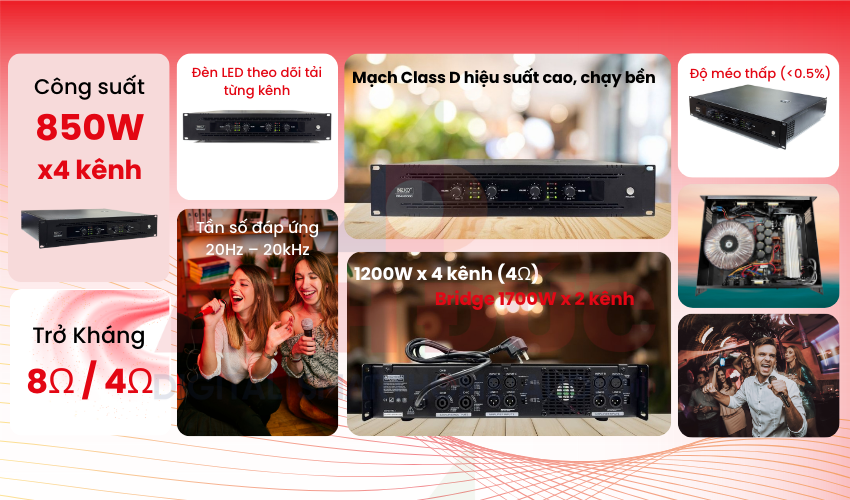 Công suất NEKO CB4X8000