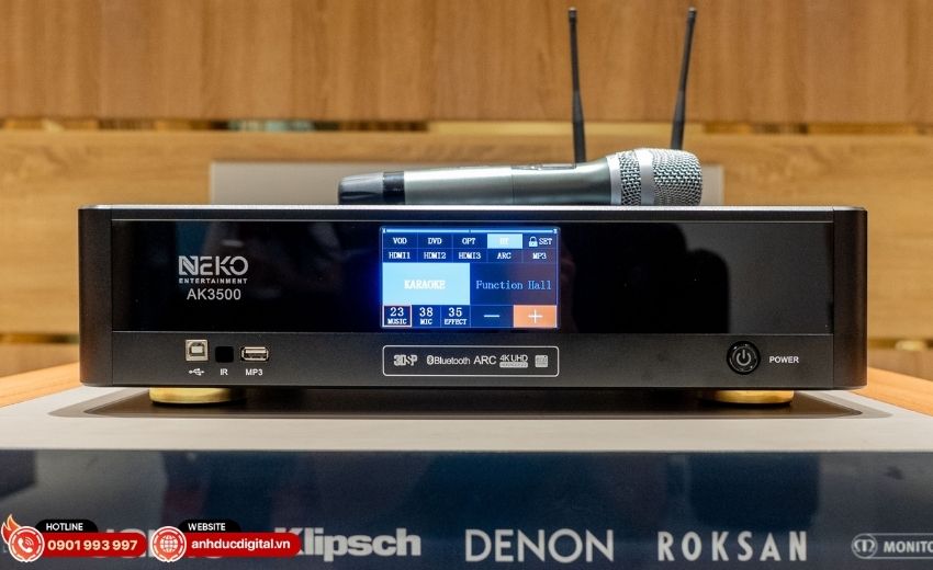 amply karaoke trong dàn âm thanh gia đình