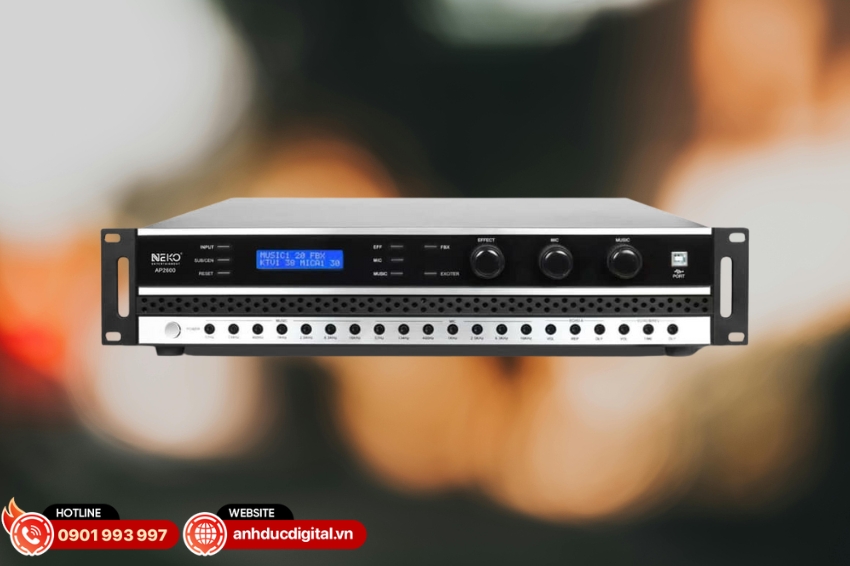 NEKO AP2600 được thiết kế theo chuẩn rack 2U