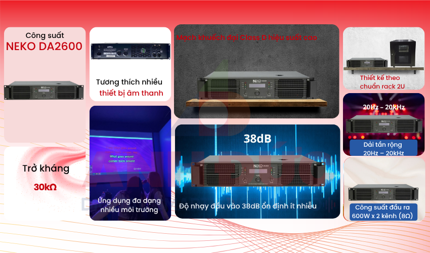 Công suất NEKO DA2600