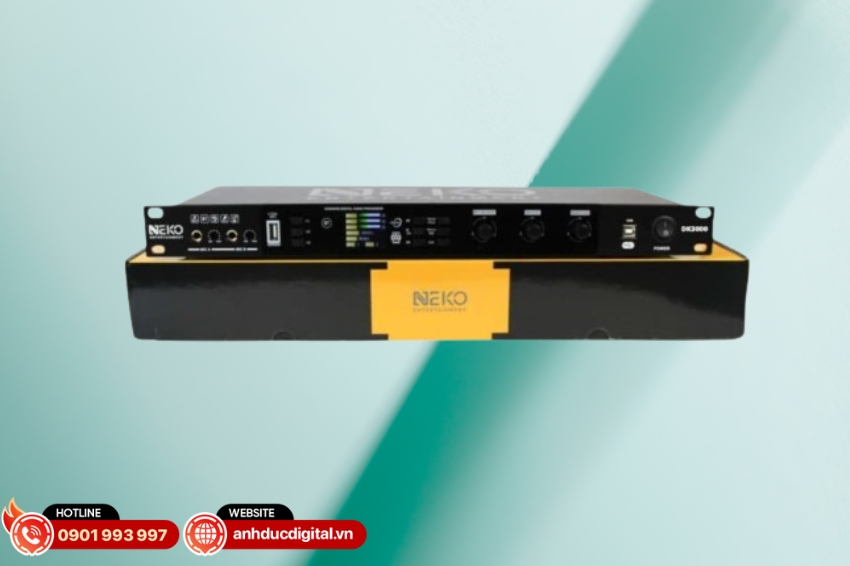 Vang số NEKO DK3000 xử lý âm thanh tối ưu cho cả phòng hát gia đình