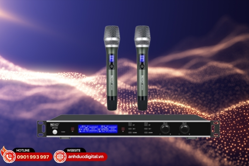 Micro không dây NEKO MP2600 tiện lợi, không nhiễu