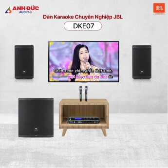 Dàn Karaoke Chuyên Nghiệp JBL DKE07 (Chính Hãng)