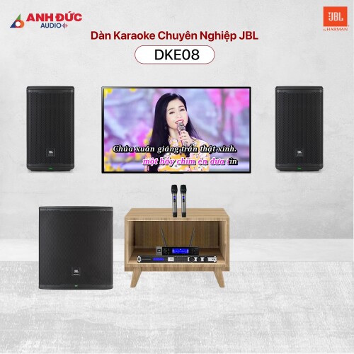 Dàn Karaoke Chuyên Nghiệp JBL DKE08 (Chính Hãng)