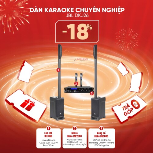 Dàn Karaoke Chuyên Nghiệp JBL DKJ26 (Chính Hãng)