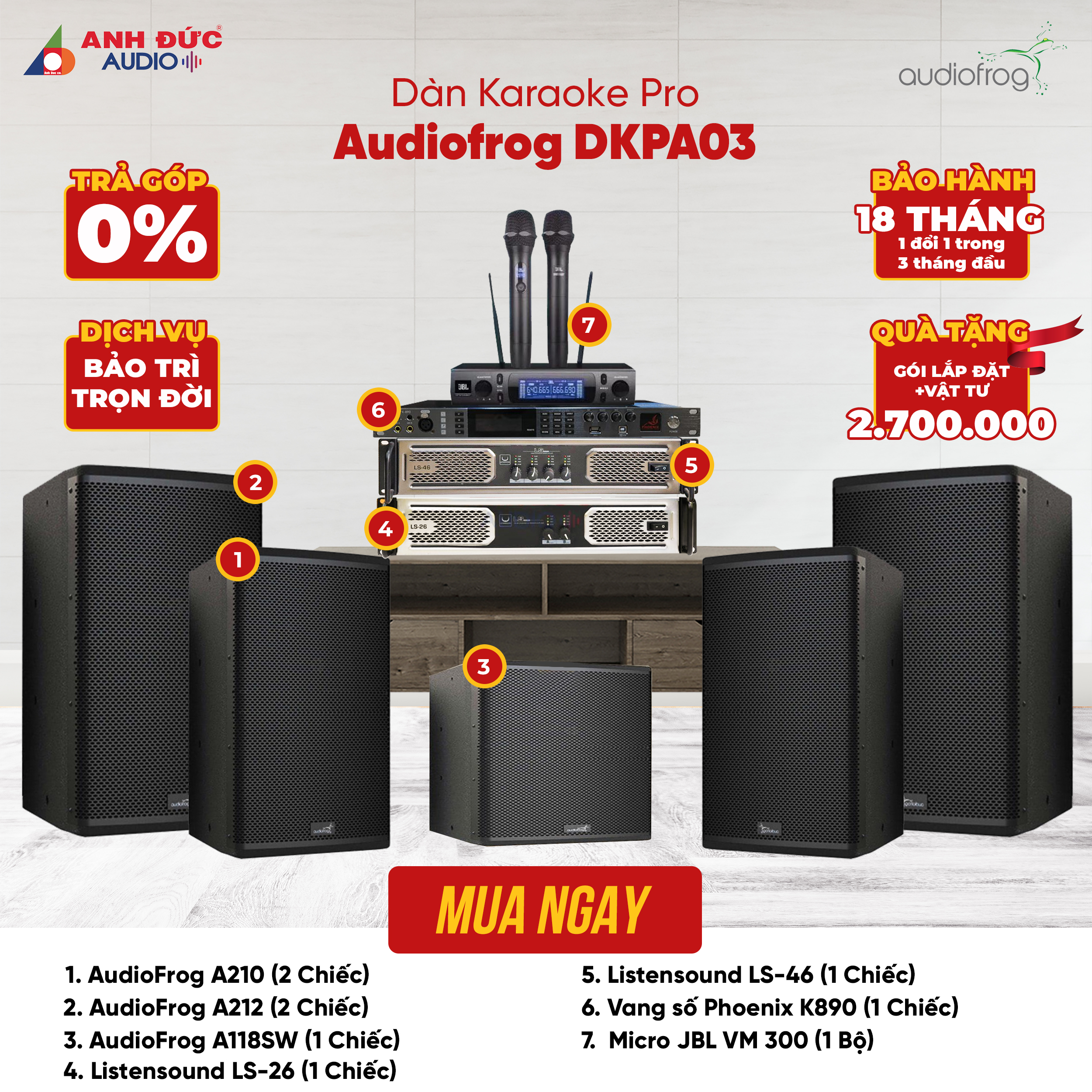 Dàn Karaoke Pro DKPA03