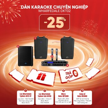 Dàn Karaoke Chuyên Nghiệp Wharfedale DKT02 (Chính Hãng)