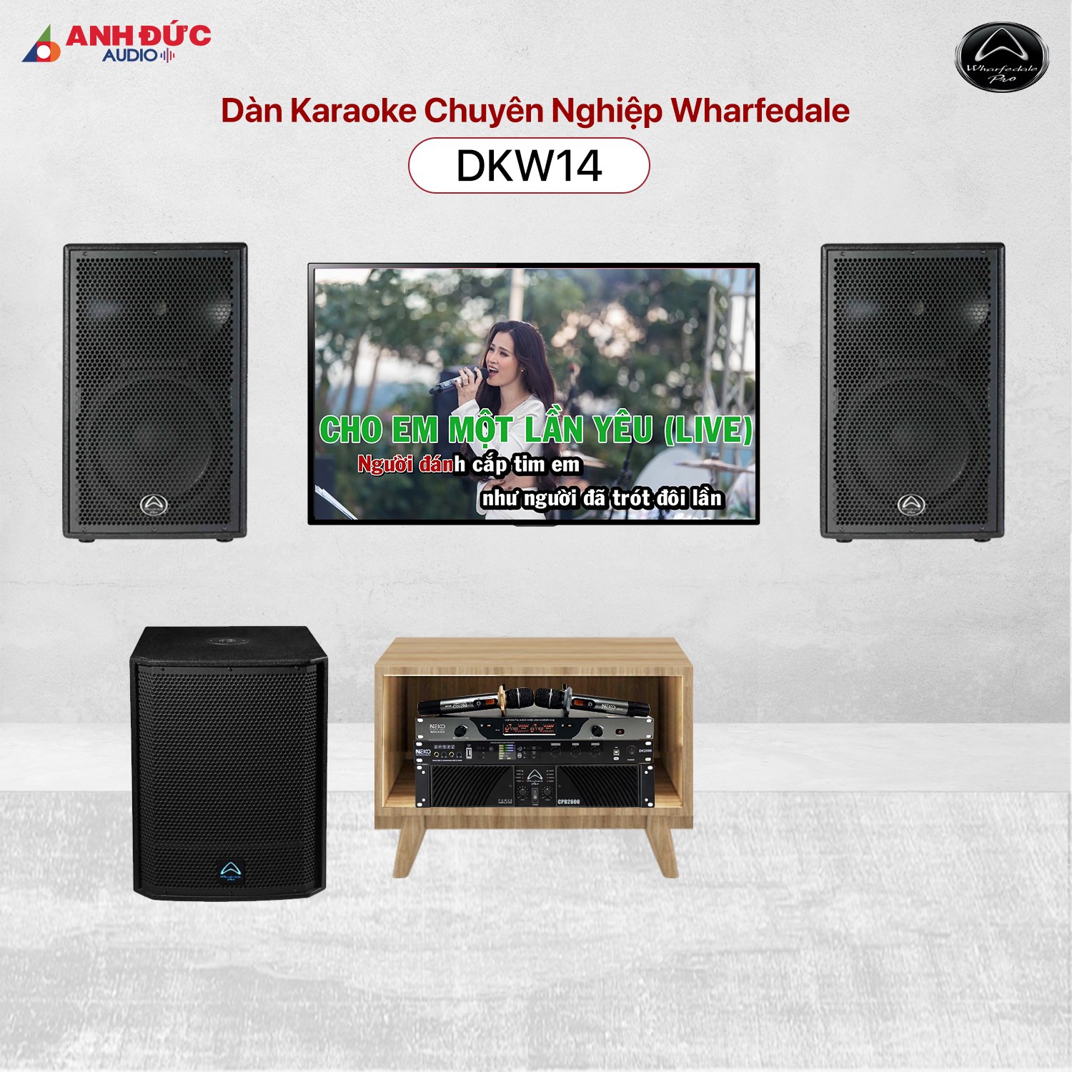 Dàn Karaoke Chuyên Nghiệp Wharfedale DKW14 (Chính Hãng)