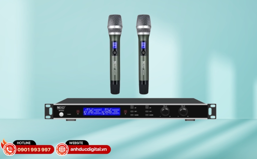 Bộ micro NEKO MP2600 mang đến giải pháp âm thanh linh hoạt