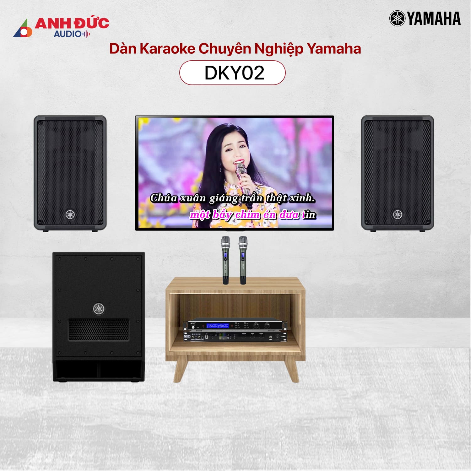 Mua dàn Karaoke Chuyên Nghiệp Yamaha DKY02