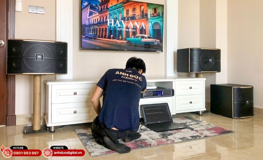 so sánh loa karaoke rời và dàn loa karaoke đồng bộ