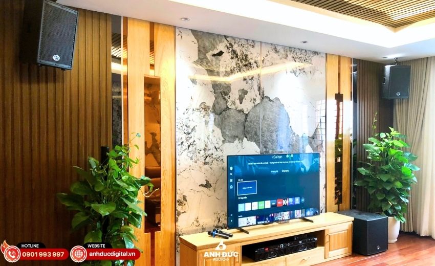 loa karaoke wharfedale chất âm mượt cho gia đình