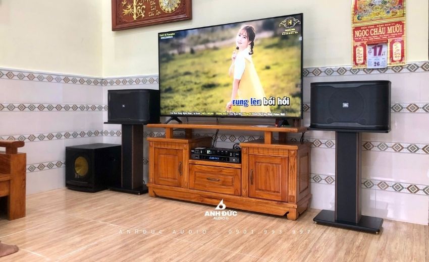 loa karaoke tầm trung cho phòng khách gia đình