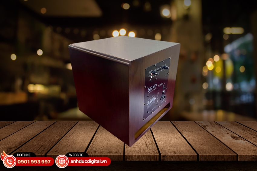 Neko NA130S được trang bị cổng kết nối Line In v&agrave; LFE đ&aacute;p ứng nhiều nhu cầu sử dụng