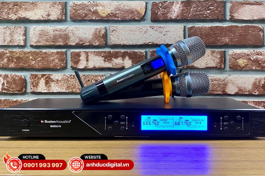 Micro và đầu thu Boston Acoustics WMS610