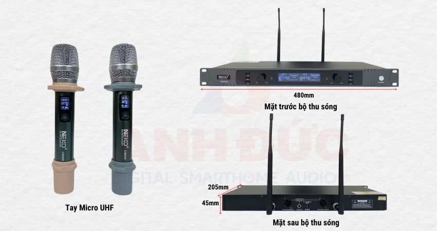 thiết kế tổng quan sản phẩm micro CB688