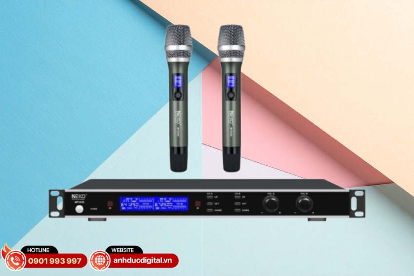 Bộ Micro Neko MP2600 là giải pháp micro không dây hoàn chỉnh