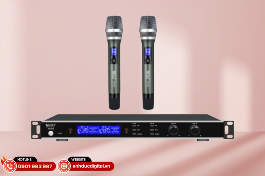 Bộ Micro Neko MP2600 được thiết kế cho khả năng thu âm ổn định