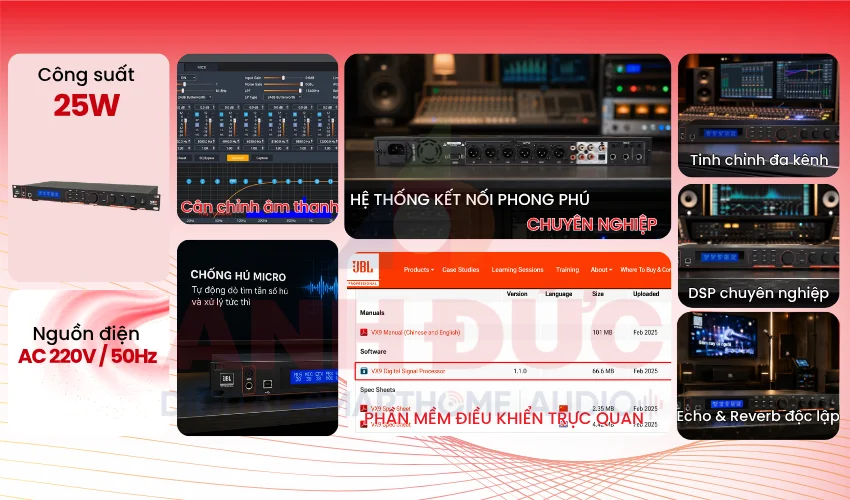 Vang số JBL VX9