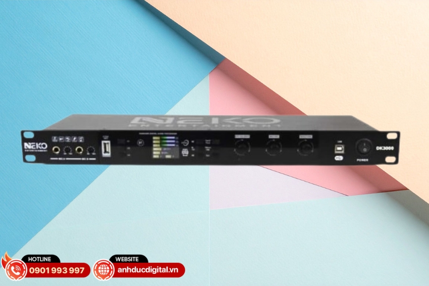 Vang số Neko DK3000 được thiết kế với kiến trúc xử lý tín hiệu số chuyên nghiệp