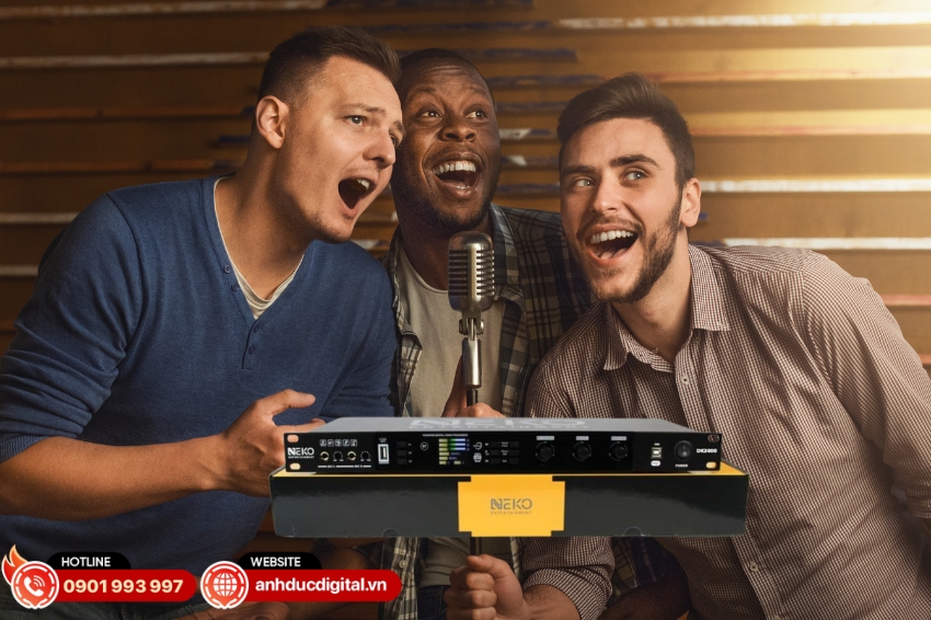 NEKO DK3000 phù hợp cho cả phòng hát gia đình, quán karaoke lẫn sân khấu nhỏ chuyên nghiệp