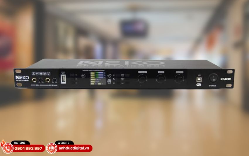 Vang số Neko DK3000 nổi bật với khả năng xử lý âm thanh kỹ thuật số mạnh mẽ