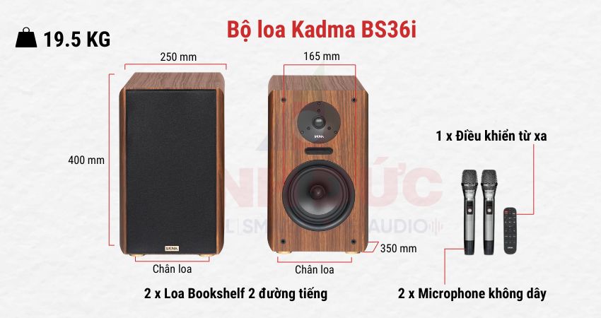 Bộ loa Kadma BS36i