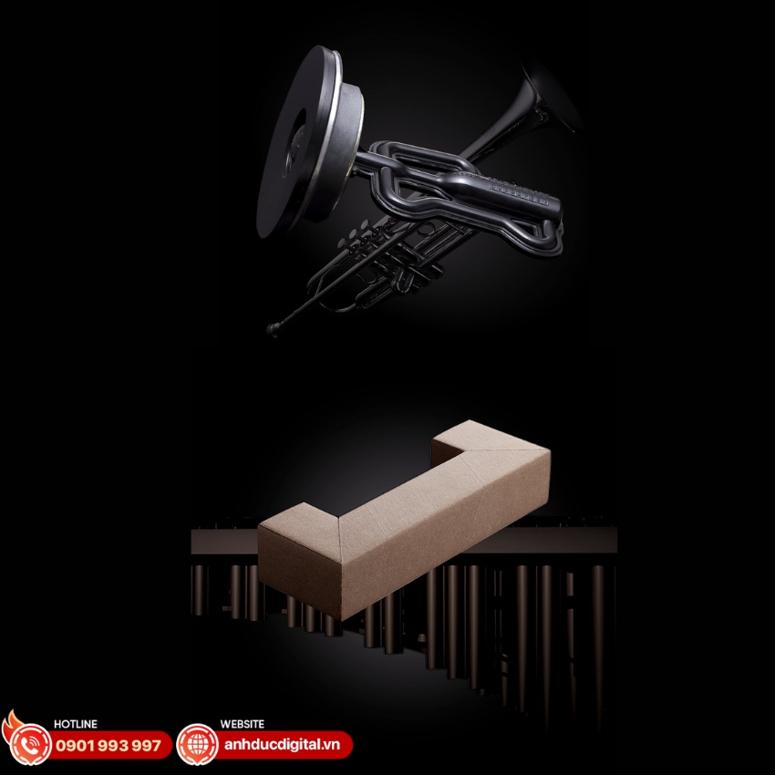 NS-600A được trang bị Resonance Suppression (RS) và Acoustic Absorber