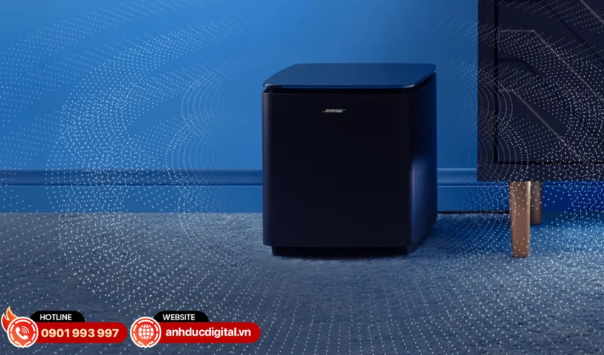 Loa Bose Lifestyle Ultra Subwoofe sử dụng c&ocirc;ng nghệ CleanBass gi&uacute;p loại bỏ hiện tượng cộng hưởng
