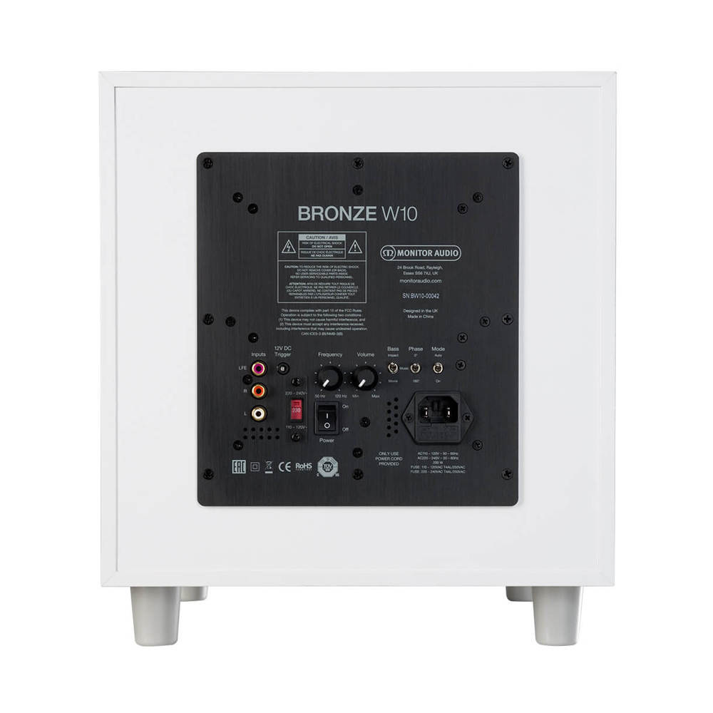 monitor audio bronze w10 -white -2