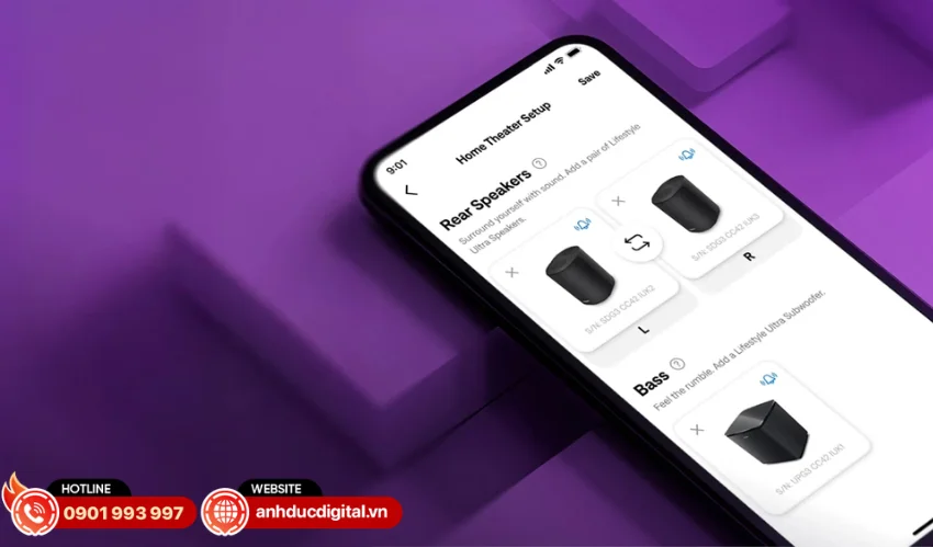 Loa Bose Lifestyle Ultra Speaker điều khiển linh hoạt qua app