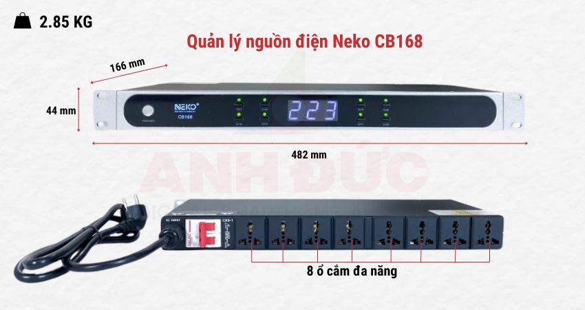 Quản lý nguồn điện Neko CB168 tổng quan 