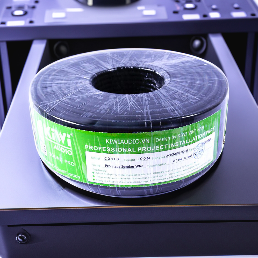Dây loa Kiwi 2x1.0mm 4